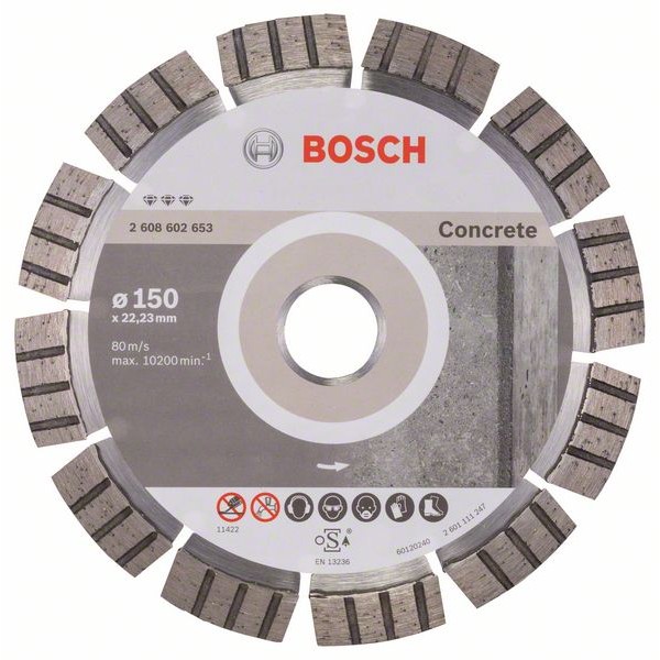 Диамантен диск за рязане Best for Concrete BOSCH 2608602653