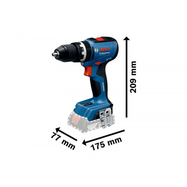 Акумулаторни ударно-пробивни винтоверти BOSCH GSB 18V-65 комплект / 06019N3303 