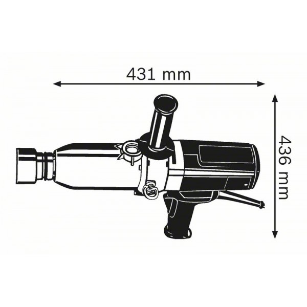 Гайковерт ударен BOSCH GDS 30 / 0601435108
