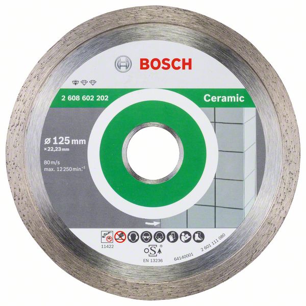 Диамантен диск за плочки и керамика Standard for Ceramic Ø125 BOSCH 2608602202