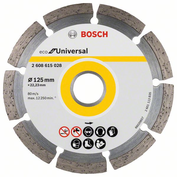 Диамантен диск универсален Eco Universal Ø125mm BOSCH 2608615028