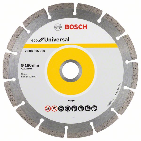 Диамантен диск универсален Eco Universal Ø180mm BOSCH 2608615030