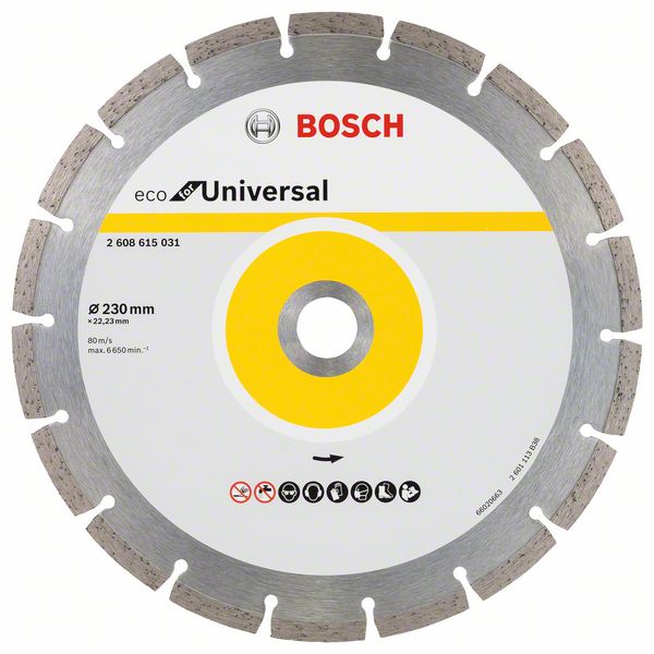 Диамантен диск универсален Eco Universal Ø230mm BOSCH 2608615031