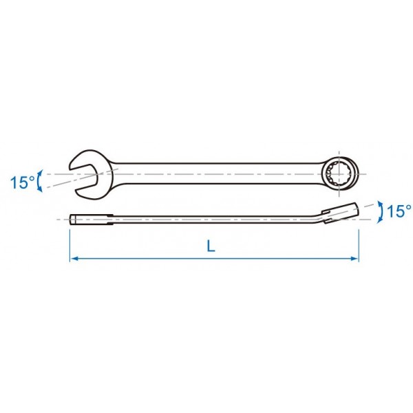 Ключ 9.0mm звездогаечен 1060-09 KING TONY 160105
