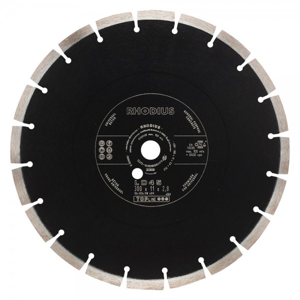 Диамантен диск за бетон RHODIUS LD45 Ø400 - 303833