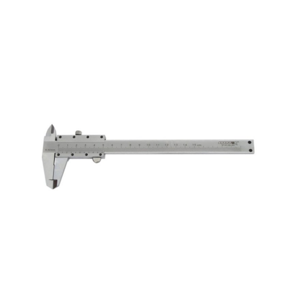 Шублер SPARTUS със заключващ винт и дълбокомер 150 mm, 0.02 mm