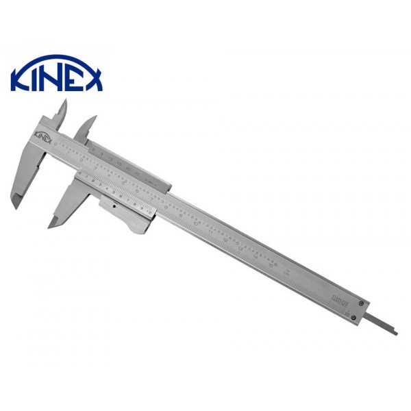 Шублер със заключващ палец и дълбокомер 0-150 mm KINEX 6000-3