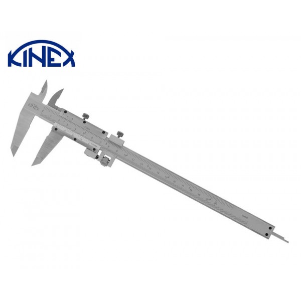 Шублер със заключващ винт и дълбокомер 0-200 mm KINEX 6002 